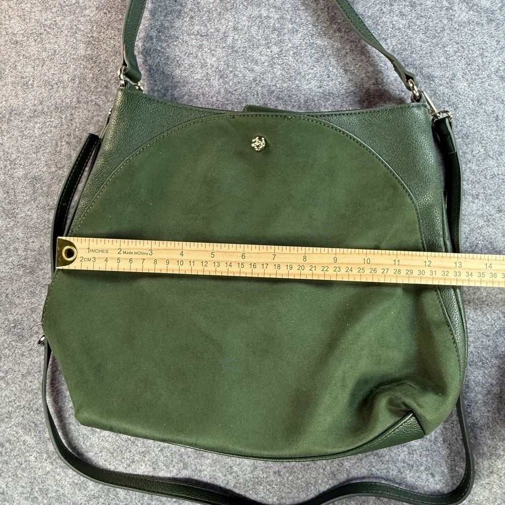 Lauren Conrad LC Womens Purse Gibson Green Bucket Bag Soft Minimal Crossbody - Picture 5 of 11